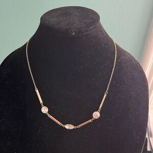 Banana Republic GoldTone Cubic Zirconia Necklace